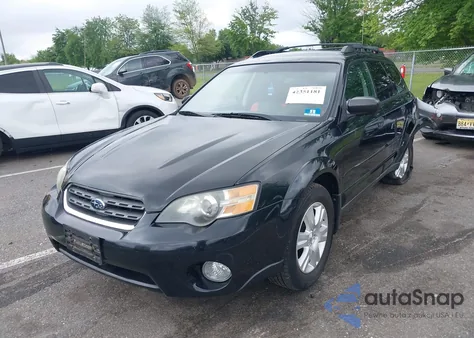 2005 Subaru Outback 2.5I z USA, uszkodzony, nr VIN 4S4BP61C057327072